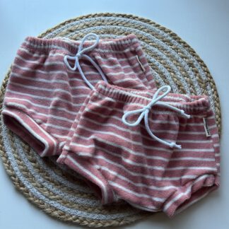 Kurze Hose „Kornelius“ rosa Frottee